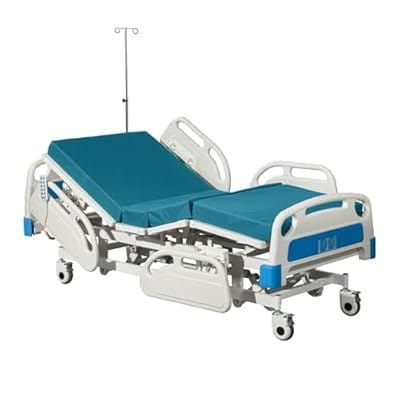 Adjustable electric hospital bed for home patient care